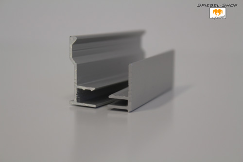 SPIEGEL KLICK PROFIL BEFESTIGUNG FÜR WANDSPIEGEL SPIEGELWÄNDE BIS 6 MM