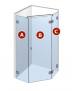 5-Eck-Dusche Typ 01