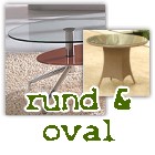 Glas rund & oval