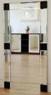 Rocky Kristall-Schwarz Designspiegel