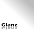 weiß glänzend