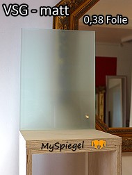 vsg glas 8mm matt, myspiegel.de - vsg-sicherheitsglas - matt, Design ideen