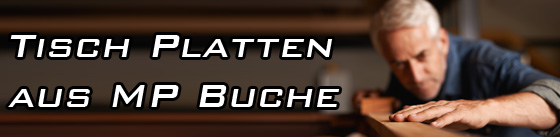 Tischplatte aus Multiplex Buche